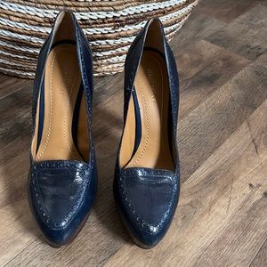 Nine West Leather Platform Booties Sz: 7.5 (WP)